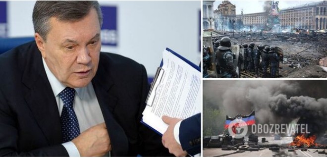 Янукович раптово звернувся до українців з нагоди восьмої річниці Майдану та заговорив про ескалацію на Донбасі