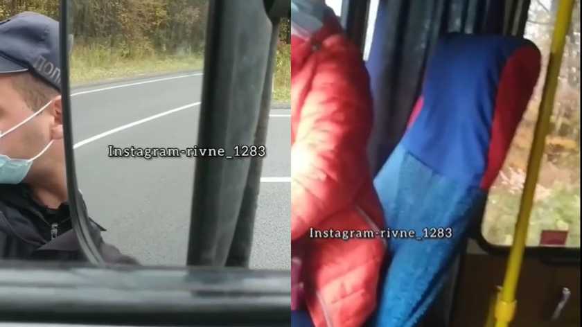 «Мені по барабану»: водій на Рівненщині не пустив поліцію перевірити дотримання COVID-правил