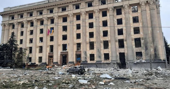 «Росія — держава-терорист»: Зеленський заявив, що ракета, яка впала в центрі Харкова, прилетіла з Білгорода