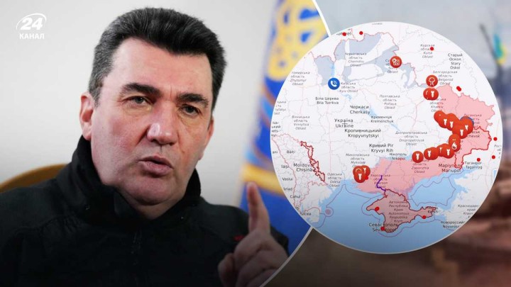 Маємо 1 200 кілометрів фронту, – Данілов про ситуацію на Сході України