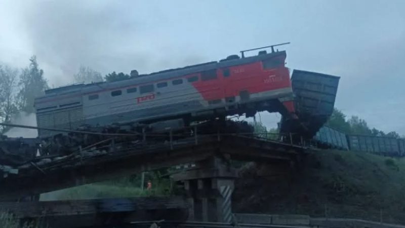 У Курській області завалився ще один залізничний міст