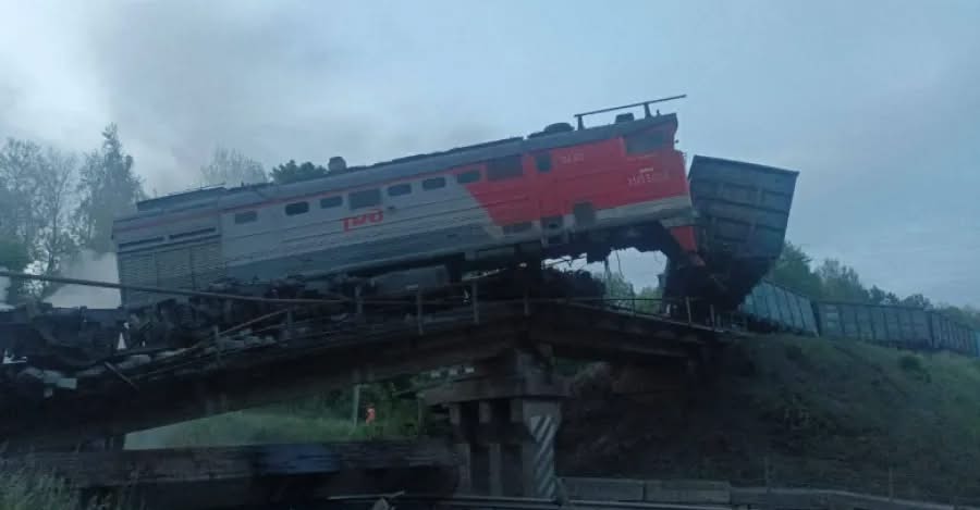 У Курській області завалився ще один залізничний міст