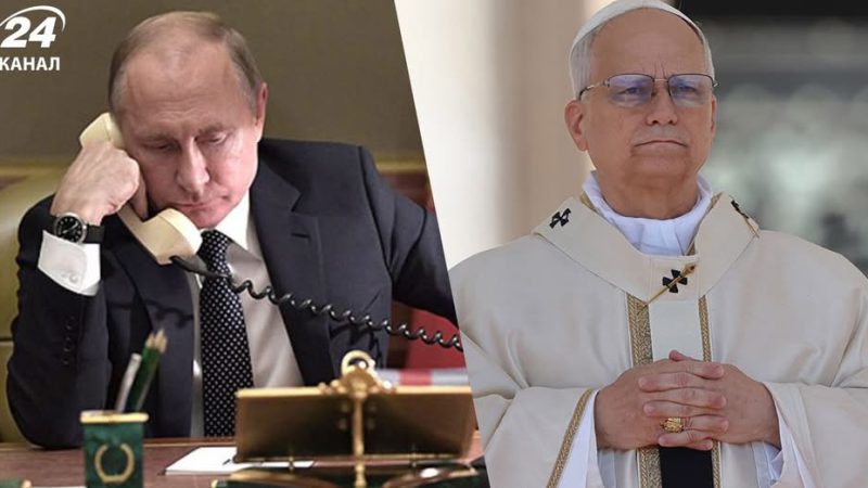Жалівся на Україну та передав привіт від Кіріла: Путін уперше поговорив з новим Папою Римським