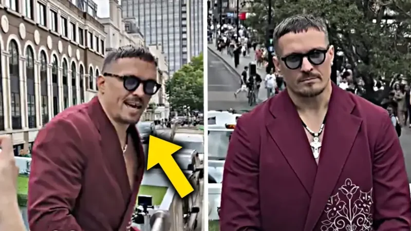 Усик вже у Лондоні. Одразу почав знущатися з Дюбуа (Відео)