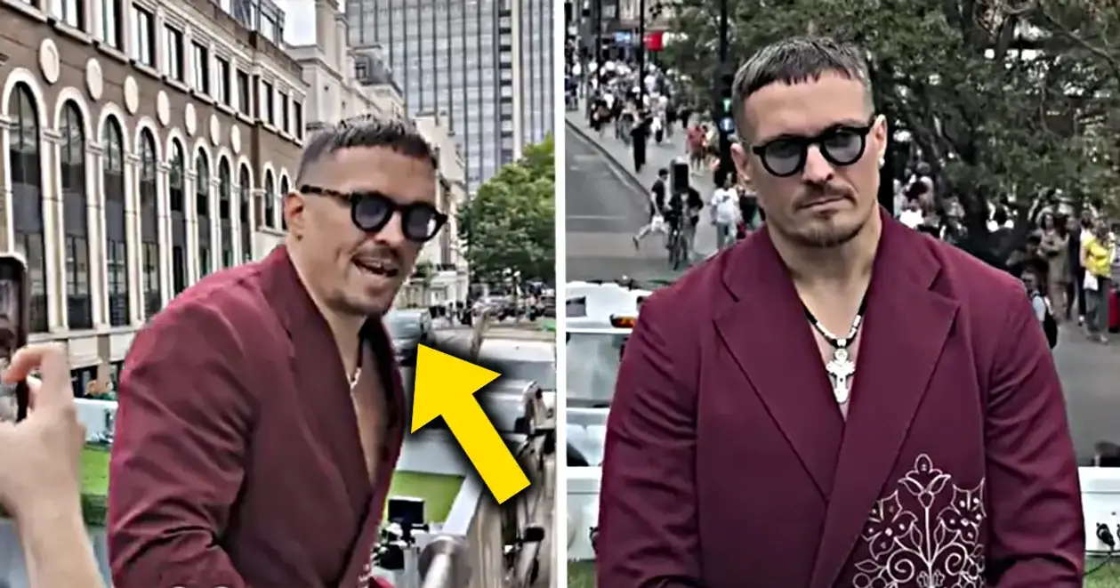 Усик вже у Лондоні. Одразу почав знущатися з Дюбуа (Відео)