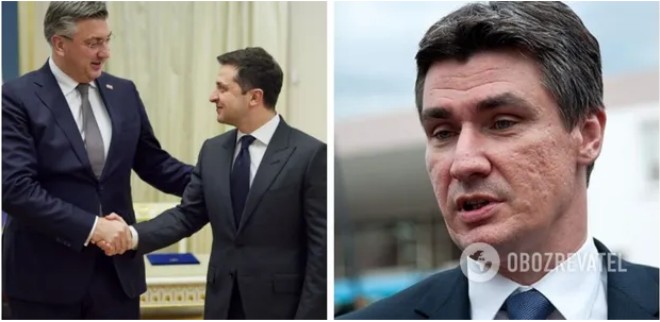 Зеленський відповів президенту Хорватії після візиту прем’єра до України: це не шарлатанство