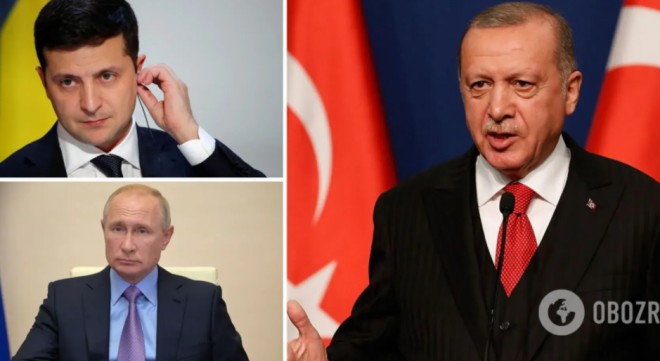 Ердоган заявив, що Зеленський погодився зустрітися з Путіним у Туреччині: у Кремлі назвали умову