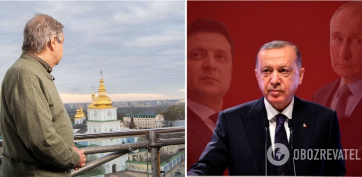 Зустріч із Путіним? Які пропозиції Зеленському везуть Ердоган та Гутерреш