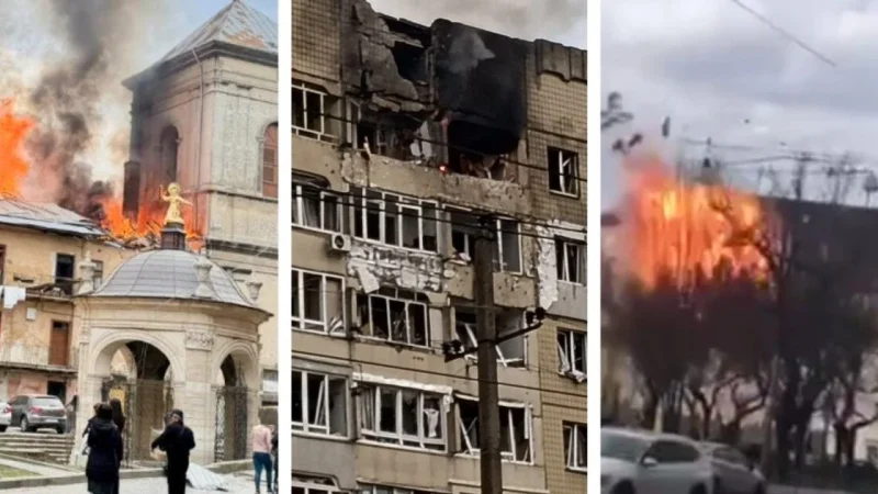 РФ атакує Україну: 5 обласних центрів заходу і центру — під ударом (фото, відео)
