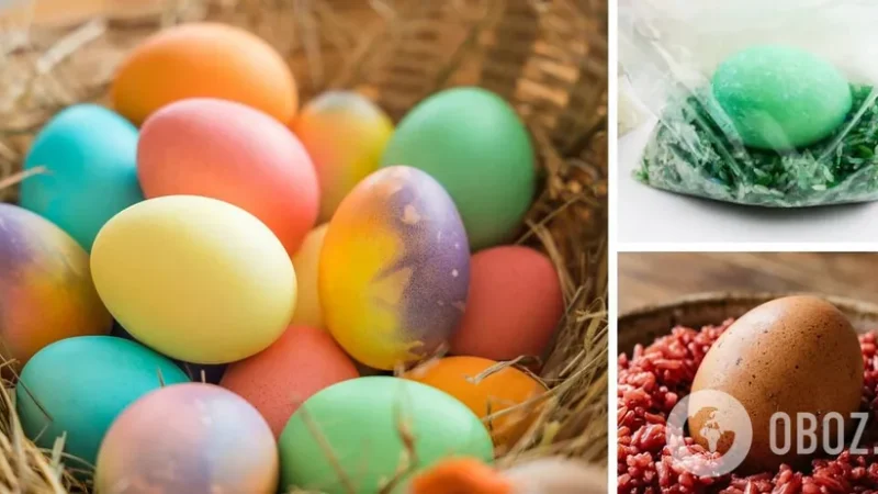 Як пофарбувати яйця на Великдень у різні кольори: найшвидший спосіб