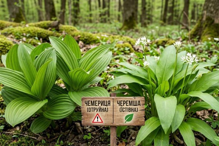 Черемша і чемериця: як не отруїтися?