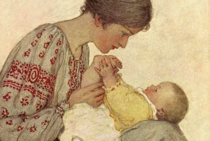 Українка у вишиванці на обкладинці журналу 1928 року в США