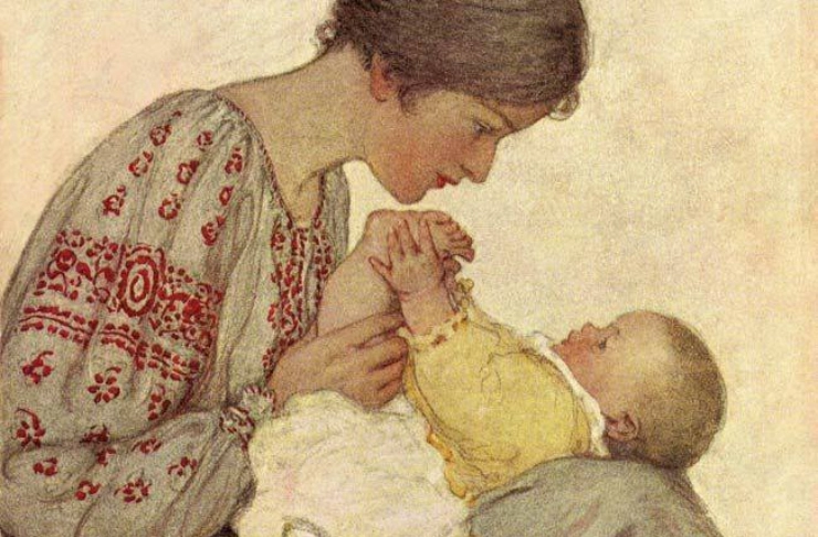 Українка у вишиванці на обкладинці журналу 1928 року в США