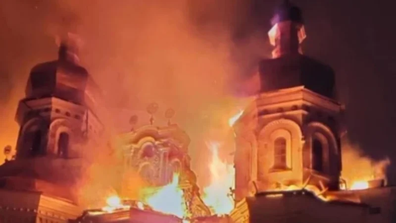 Росіяни заявили, що на кіностудії Довженка збирали дрони, а по Лаврі вдарив Patriot