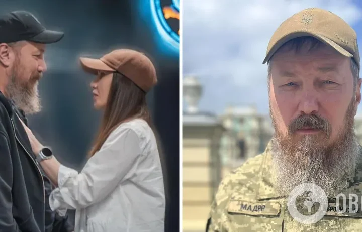 Який вигляд має красуня-дружина “Мадяра”, з якою вони разом 30 років, і як її змінила служба на фронті. Фото