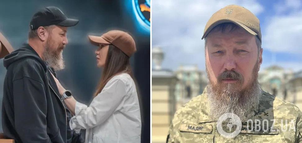 Який вигляд має красуня-дружина “Мадяра”, з якою вони разом 30 років, і як її змінила служба на фронті. Фото