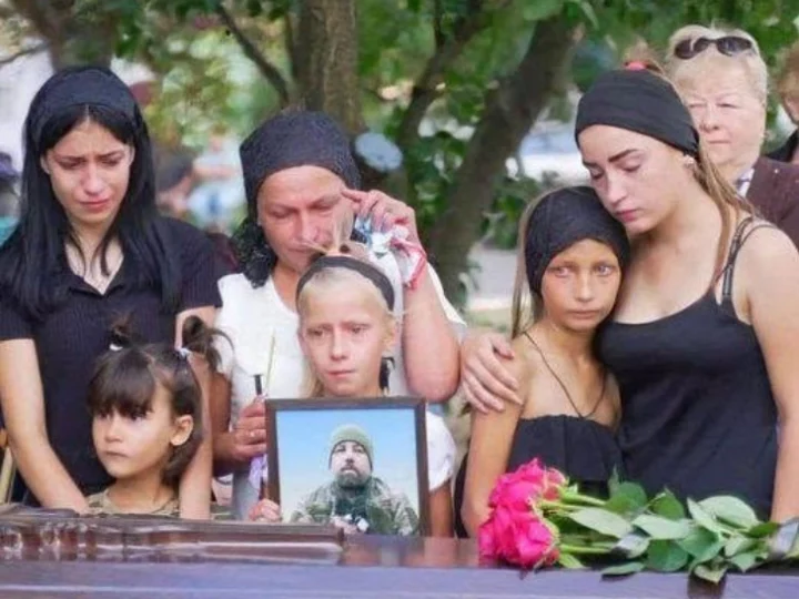 Яке неосяжне горе … Без батька залишились семеро дітей .. величезний та невим0вний біль..