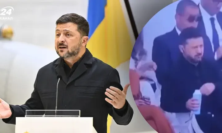 Зеленський “не по-європейськи” відкрив пляшку з водою, що обурило мережу