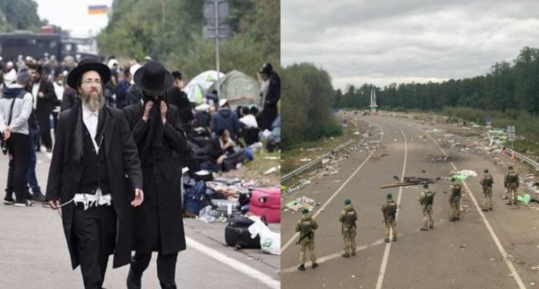Щось пішло не так: Хасиди буквально за лічені хвилини покинули кордон України залишивши після себе тонни сміття