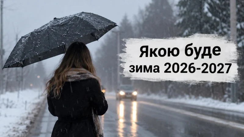 Якою може бути зима 2026–2027 в Україні: чи чекати сильних морозів і великих снігопадів